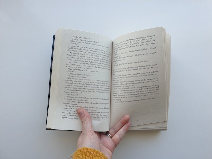 inside the book woman in the window